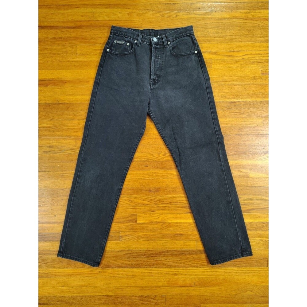 VTG. 80-90s Calvin Klein USA Union Made StraigLeg High Waist Mom Jeans Women's 9